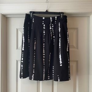 Worthington Skirt/ Black and White Tie Dye / Size 4
